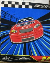 Nascar Jeff Gordon Fleece Blanket About 51 x59 Inch #24 - £12.67 GBP