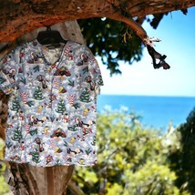 Looney Tunes Christmas Scrub Top Shirt Uniform Women&#39;s Sz L?...See Measu... - $17.77
