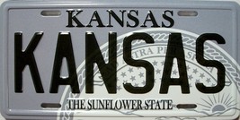 Kansas License Plate Novelty Fridge Magnet - $7.99