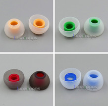5 Pair Bulk Earphone Double Color Tips With Plastic Tube For Sony JVC - £3.90 GBP