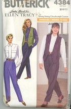 Butterick 4384 Ellen Tracy Misses Shirt Vest and Pants Size 6-8-10 UNCUT - £2.99 GBP