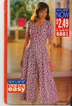 See and Sew - 6881 Misses Jumpsuit - Size 6-8-10 UNCUT - £7.22 GBP