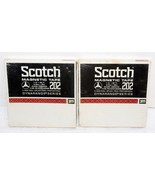 2- Vintage Scotch 202 Magnetic 5&quot; x 1/4&quot; 600&#39; Reel to Reel Tapes ~ NIB - £31.37 GBP