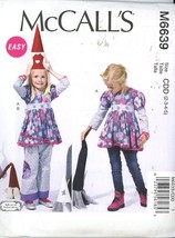 McCall&#39;s M6639  Toddler Girl&#39;s Top and Pants Size 2-3-4-5 UNCUT - £3.19 GBP