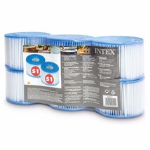 Intex 29011E Type S1 PureSpa Easy Set Pool Spa Hot Tub Filter Replacement Cartri - £30.48 GBP
