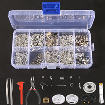 Jewelry Making Kit Wire Anklets Beading Repair Tools Craft Supplies Diy New - $26.99