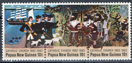 ZAYIX - Papua New Guinea 570 MNH Ships Catholic Church Religion   072922S68M - £1.19 GBP