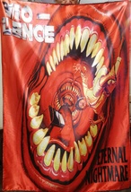 VIO-LENCE Eternal Nightmare FLAG BANNER CLOTH POSTER CD Thrash Metal - £15.64 GBP