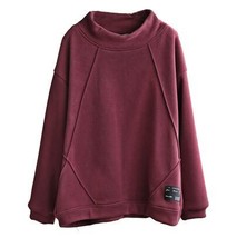 Loose Women Sweatshirt O neck Loose Fleece Thick 2021 Winter Autumn Pullovers Bi - £89.73 GBP