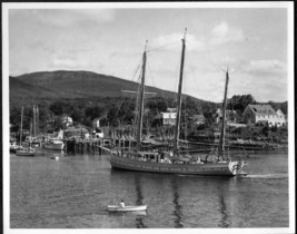 Schooner Sailing Ship Rockland Maine 8x10 Vintage Photo #5 - £15.46 GBP