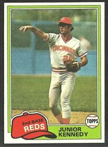 Cincinnati Reds Junior Kennedy 1981 Topps Baseball Card # 447 nr mt - £0.39 GBP