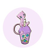 Mew with Bubble Tea Pokemon Fantasy Pin - $19.90