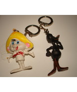 VINTAGE DAFFY DUCK AND SPEEDY GONZALES LOONEY TUNES FIGURAL PLASTIC KEY ... - £5.58 GBP