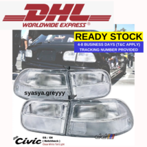 NEW!! Clear White Rear Tail Light Lamp For Honda Civic 3Dr Hatchback EG6... - $185.46