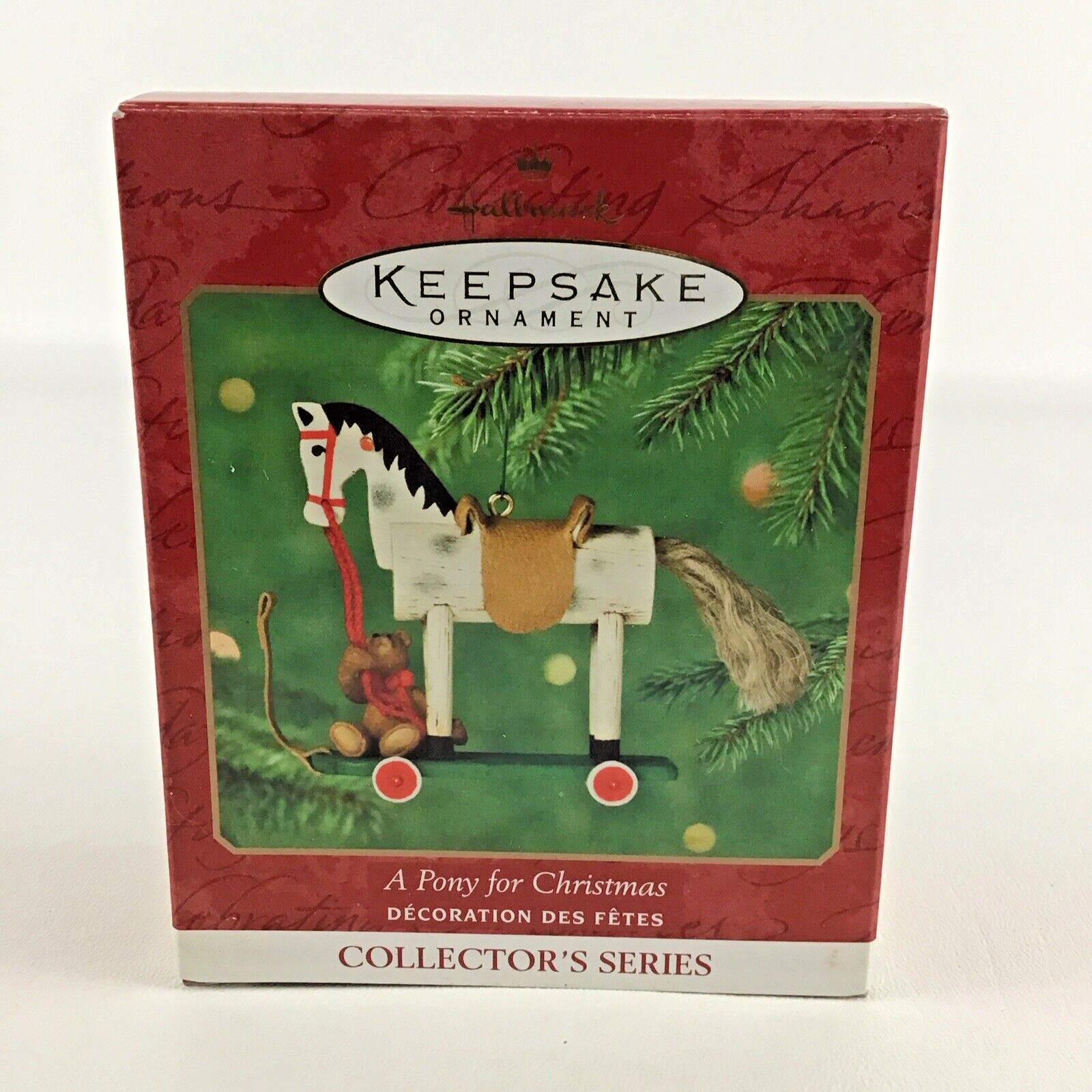 Primary image for Hallmark Keepsake Ornament A Pony For Christmas #3 Collector's Vintage 2000 New