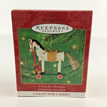 Hallmark Keepsake Ornament A Pony For Christmas #3 Collector's Vintage 2000 New - £19.67 GBP