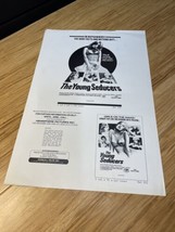 The Young Seducers 1971 Movie Poster Press Kit Vintage Cinema Evelyne Tr... - £38.88 GBP