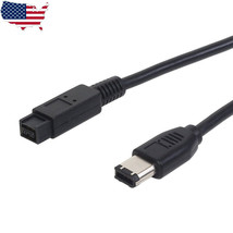 New Firewire 800/400 9 Pin To 6 Pin Cable 9-Pin 6-Pin Ieee 1394B Data Tr... - $17.99