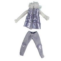 2011 Moxie Girlz Magic Glitter Snow Kellen Purple Winter Jacket Coat Leggings - £10.97 GBP