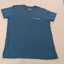 Columbia PFG RN#117508 Men's Teal Cotton Short Sleeve Graphic T-Shirt Size Large image 9