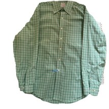 Brooks Brothers Mens Dress Shirt Sz L Green Check - £14.73 GBP