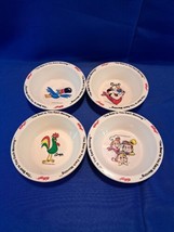 Vintage Kelloggs 1995 Set of 4 Breakfast Cereal Bowls w/Charactors*6.5&quot; ... - $23.36