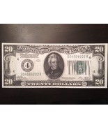 Reproduction $20 Bill Federal Reserve Note 1928-Cleveland Jackson 1st Sm... - £3.12 GBP
