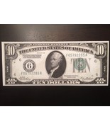 Reproduction $10 Bill Federal Reserve Note 1928 Atlanta Hamilton &amp; Treas... - £3.18 GBP