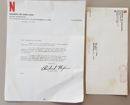 1968 Antique Nixon Agnew Campaign Letter Neighbors For - £33.24 GBP