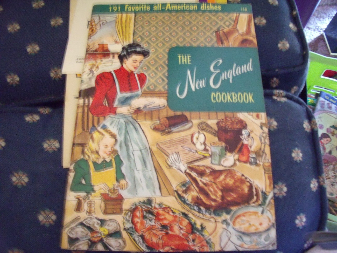 1956 The New England Cookbook of 191 recipes from Culinary Arts Institute - $8.00