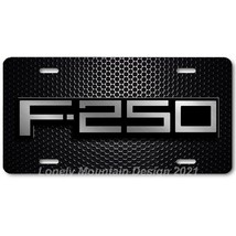 Ford F-250 Inspired Art on Mesh FLAT Aluminum Novelty Truck License Tag Plate - $17.99