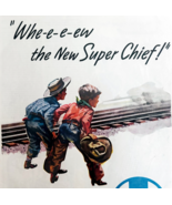 1947 Santa Fe Line Super Chief Advertisement Railroads Train Railway DWJJ21 - €25,58 EUR