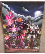 Transformers Megatron vs X-Men Sentinel Glossy Print 11 x 17 Hard Plasti... - £19.65 GBP