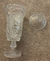 Beautiful Vintage Polonia Crystal Vase - £59.87 GBP