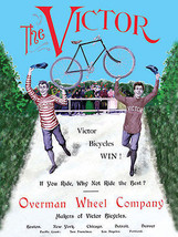Victor Bicycle Cycle Bike Vintage Advertisement Metal Sign - £18.79 GBP
