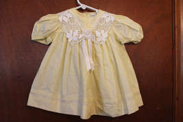 Vintage Ruth of Carolina Girls&#39; Light Yellow Dress - Size 2T - £12.64 GBP