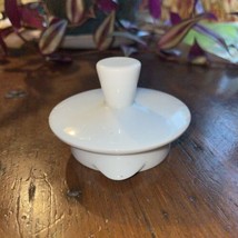 Vintage Schumann Arzberg Bavaria White Tea Pot Lid Replacement - $11.83