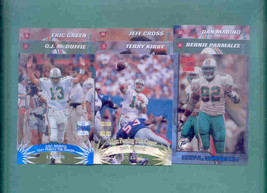 1996 Stadium Club Miami Dolphins Football Team Set - £3.16 GBP