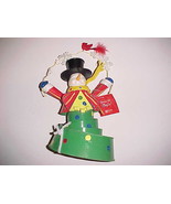 JC Penney Christmas Home Collection Metal Wiggle Snowman with Snow New - $59.99