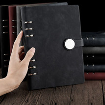 Refillable PU Leather Journal A5 Notebook Lined Paper Writing Diary 240 ... - $29.29