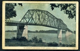 1920 Mississppi River Bridge POSTCARD Cape Girardeau Antique Missourian ... - £12.67 GBP