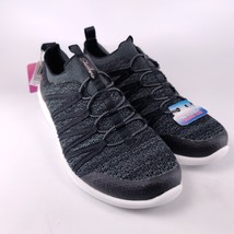Skechers Womens Arya 23757 Slip-On Black Shoe Sneakers Size 6 - £15.78 GBP