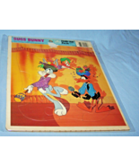 1987 Golden Frame-Tray Puzzle-Warner Bros-Bugs Bunny &amp; Daffy Duck Dancing - $10.97 CAD