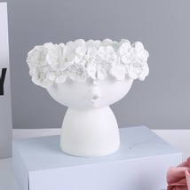 Nordic Home Decoration Resin Vase Statue Sculpture Makeup Brush Holder Storage B - £34.17 GBP