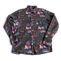 Ed Banger Records Soulland Men’s Button Up Shirt Sz M ED Rec 100 Pinball... - $148.45