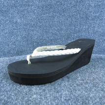 Sanuk  Women Flip Flop Sandal Shoes White Synthetic Size 7 Medium - £19.46 GBP
