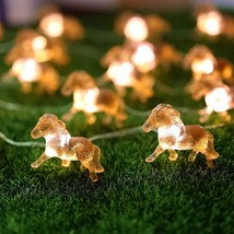 Horse Fairy String Lights Cute Pony Decorative Lights 20 Leds Night Light 8.5Ft  - £25.85 GBP