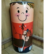 RARE VTG 1972 People Products Div Golfer Trash Garbage Can Waist Basket ... - $108.42 CAD