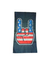 Horn Fingers USA Flag Tube Scarf New Hat Mask Headband - $5.79