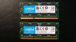 Crucial 16GB (2X8 GB) DDR3L 1600 MHz SoDimm Laptop Memory Ram CT8G3S160B... - $36.81 CAD